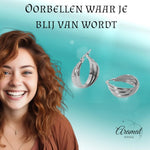 Zilverkleurige Triple Oorringen 22x8mm – Strakke look, driedubbel effect - oor6301 - 25438 - Oorringen kopen# - 22mm - alles - cadeau