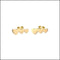 Gouden Hart Oorbellen - Zweerknopjes-oorbellen 3 Hartjes - Aramat Jewels®