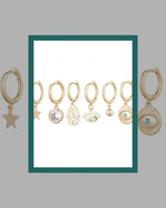 Gouden Oorbellen Set Eyes On You’ van Aramat Jewels®